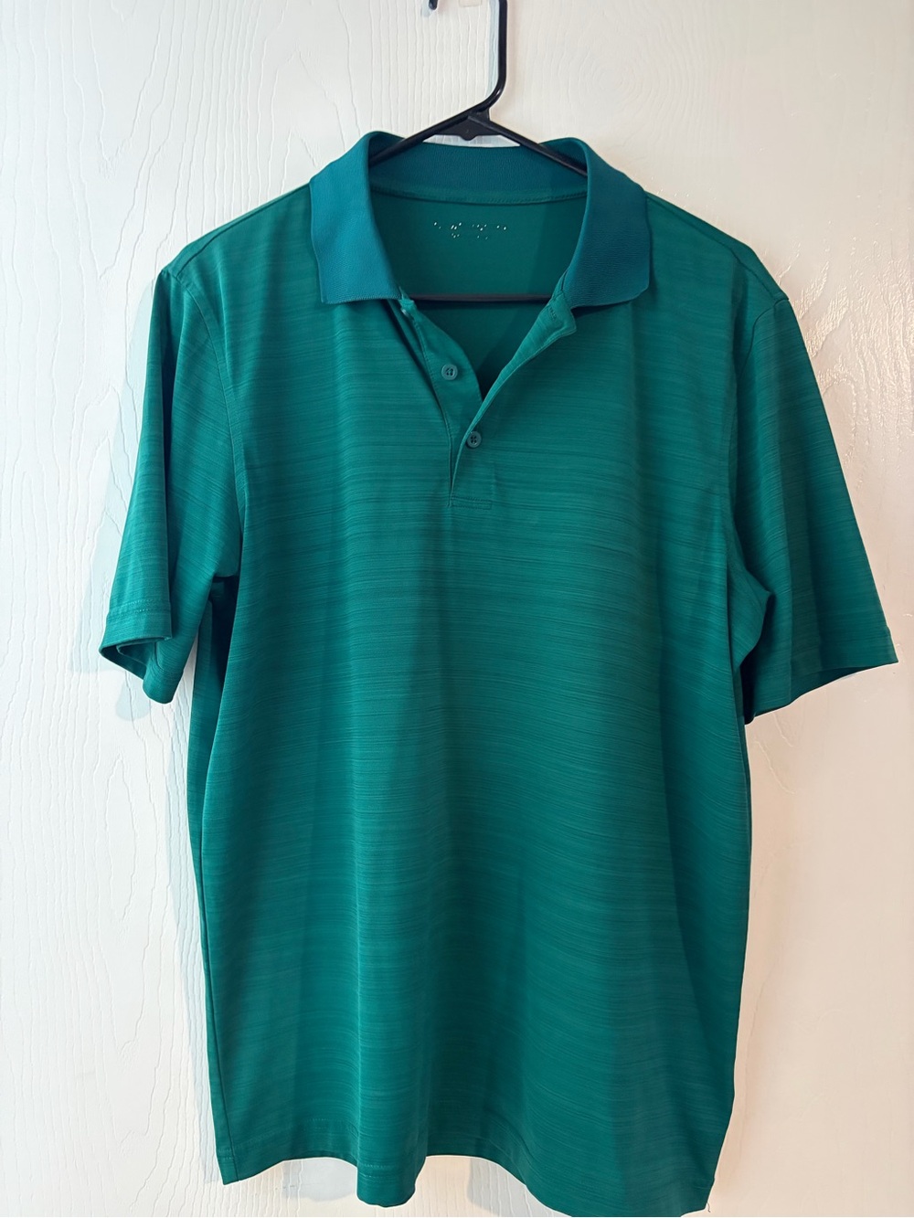 croft & barrow Teal Striped Polo Shirt